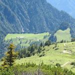 Tiefblick hinunter zum Kunkelspass