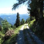 650 Höhenmeter sind von der Ringelspitzhütte zum Kunkelspass zu bewältigen