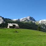 schönes Breitbildfoto mit Breitbildfoto Gasthaus Überuf, Baldachopf und Schafgrat