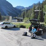 beim Parkplatz bei der ARA von Arosa