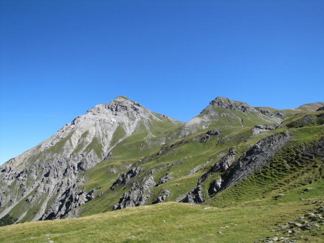 das Schiesshorn, dort oben waren wir auch schon