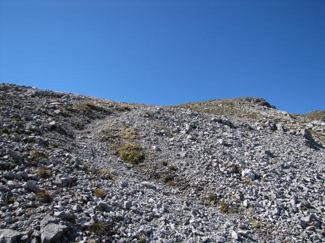 wir haben das Alteiner Fürggli auf 2491 m.ü.M. erreicht