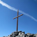 das Gipfelkreuz vom Valbellahorn 2764 m.ü.M.