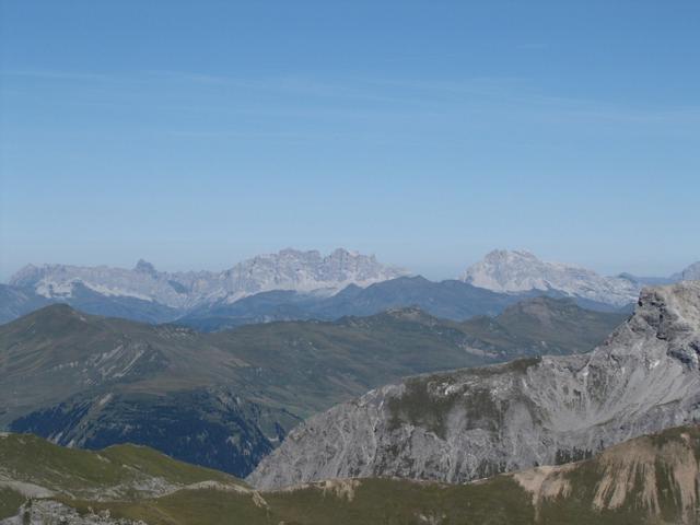 Blick ins Rätikon mit Schesaplana