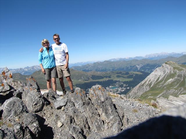 Erinnerungsfoto auf dem Valbellahorn