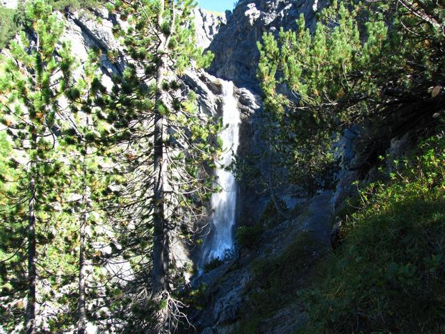 und zwar wegen dem schönen Alteiner Wasserfall