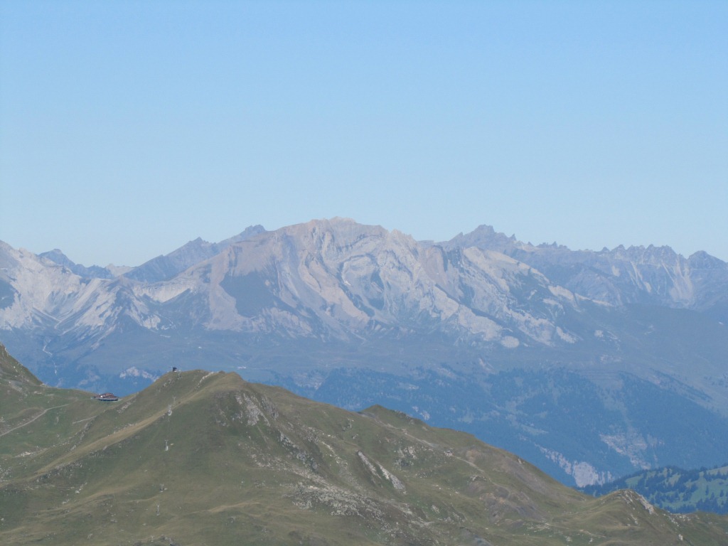 der Calanda. Dort oben waren wir auch schon