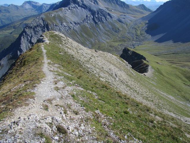 Blick zurück und zum Maienfelder Fürggli