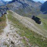 Blick zurück und zum Maienfelder Fürggli