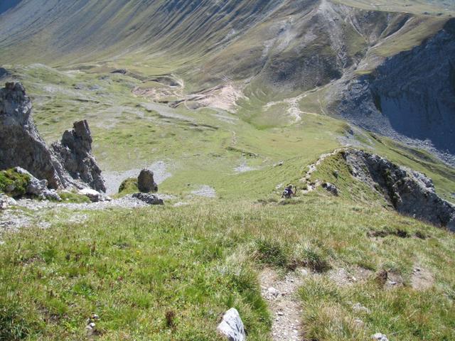 auf dem Weg zur Schiesshorn Furgga