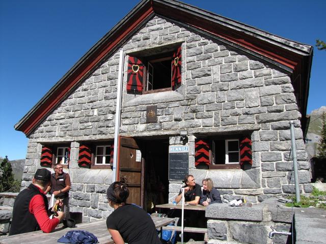 bei der Doldenhornhütte haben wir eine Pause eingelegt