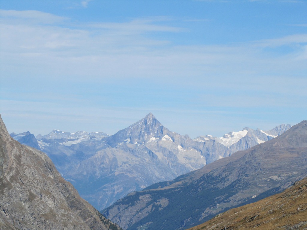 Blick auf das Bietschhorn und Nesthorn