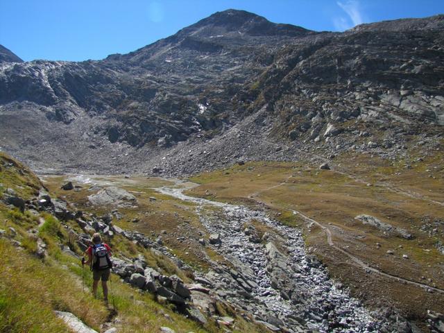 Blick hinunter zum Tälliboden