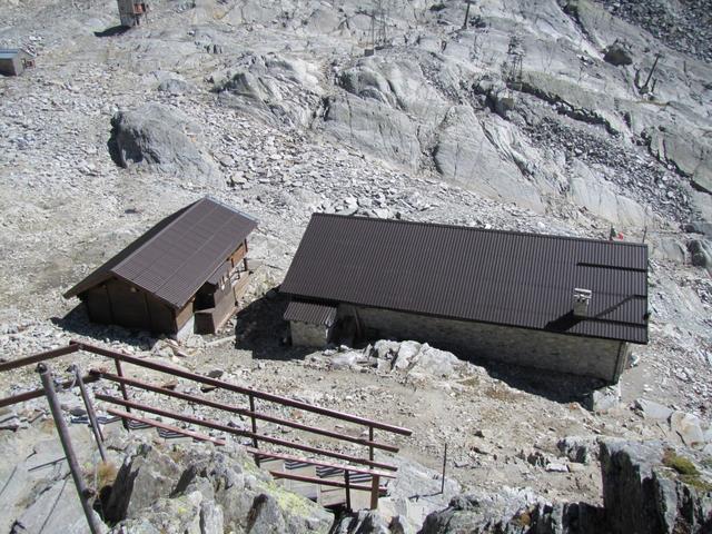 der Rifugio Oberto-Paolo Maroli 2796 m.ü.M.