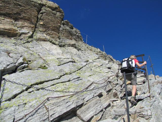 wir haben den Rifugio Oberto-Paolo Maroli verlassen