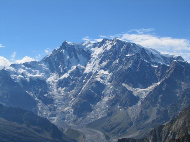 die Monte Rosa Ostwand das finale Traumbild dieser Wanderung