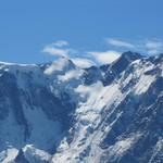 einfach traumhaft, Signalkuppe, Zumsteinspitze, Dufourspitze 4634 m.ü.M. und Nordend