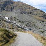 wir erreichen den Punkt wo sich der Schwarzbergbach in den Stausee ergiesst