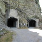 beim zweiten Tunnel geht es diesmal durch den Tunnel hindurch