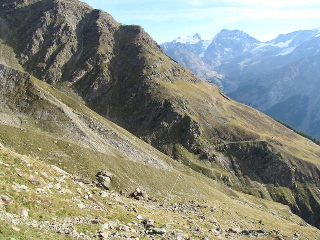 Blick zurück zur Hannigalp