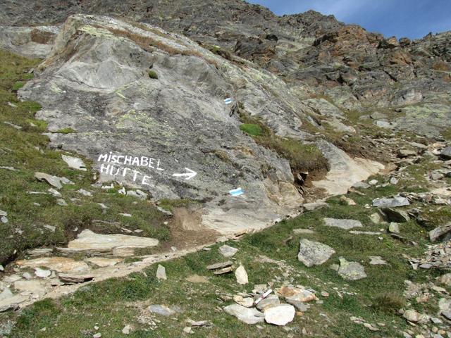 der Weg ist sehr gut ausgebaut