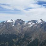 Fletschhorn, Lagginhorn und Weissmies was für eine atemberaubene Aussicht