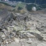 bei Nässe oder schlechtes Wetter sollte man diesen Hüttenweg meiden