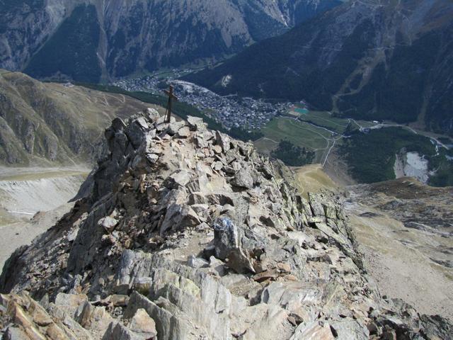 beim Bergkreuz auf 3000 m.ü.M.