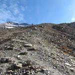 weiter geht unsere Wanderung zur Hohsaas Hütte-Bergstation