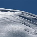 Bergsteiger beim Abstieg vom Weissmies