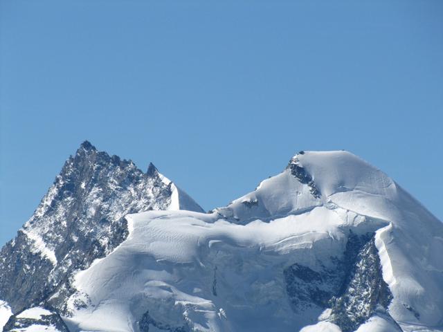 Rimpfischhorn 4198 m und Allalin 4027 m