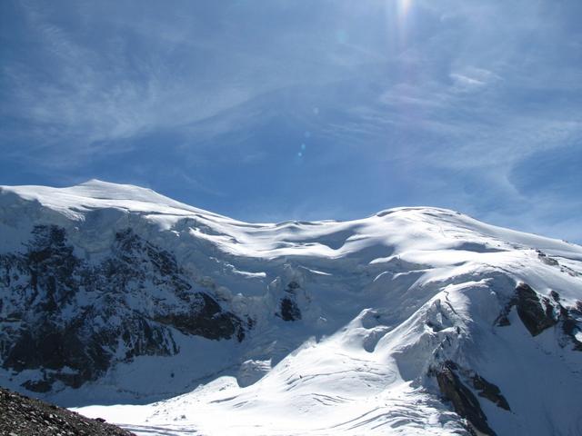 der Weissmies mit Triftgletscher