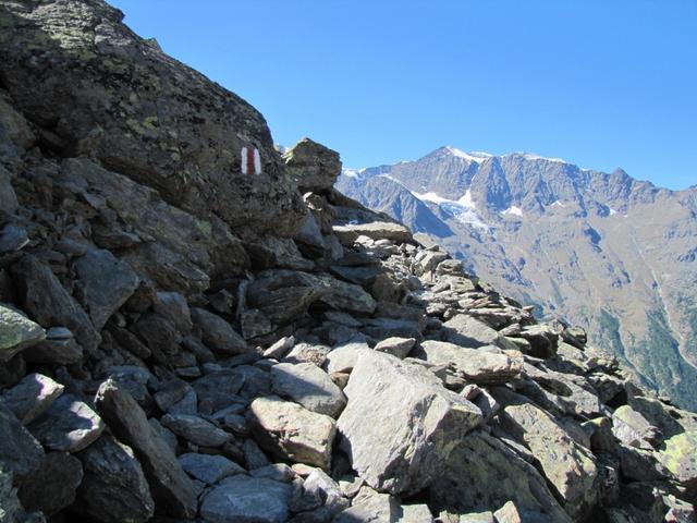 der Weg ist immer gut markiert, erstellt und nie ausgesetzt