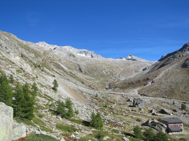 wir biegen aber nicht zum Berghotel ab, sondern behalten die Höhe und wandern weiter geradeaus