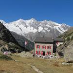 wir haben das Berghotel Almagelleralp erreicht 2194 m.ü.M.