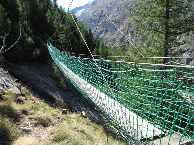 wir haben die zweite Hängebrücke erreicht