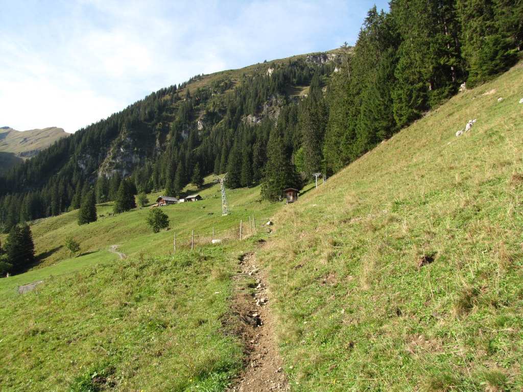 der Weg ist gut ersichtlich