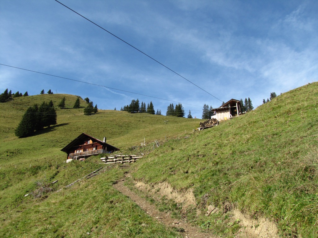 bei den Alphütten von Rüederigs