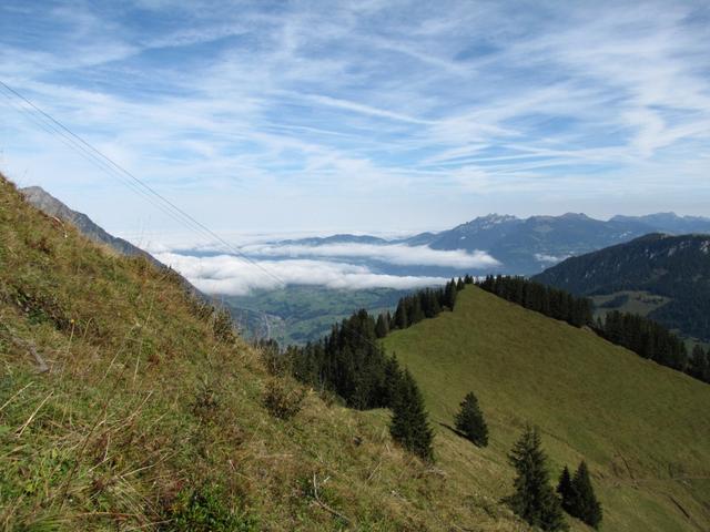 der Ausblick wird immer schöner