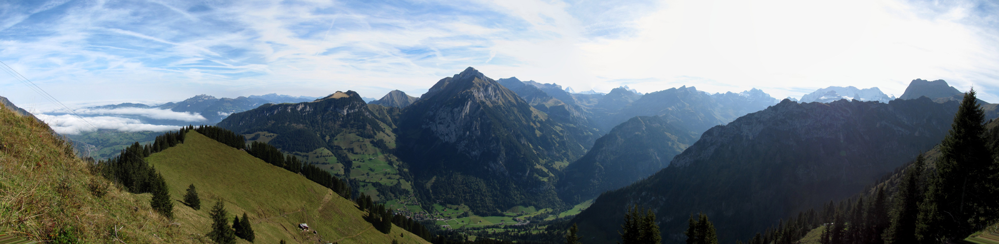 schönes Breitbildfoto vom Kiental