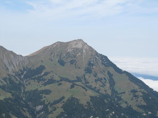 Blick auf den Niesen. Dort oben waren wir auch schon