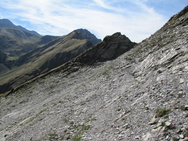 nach der Grathütte hat der Grat seinen Namen geändert. Wir befinden uns nun auf dem Giesigrat