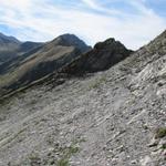 nach der Grathütte hat der Grat seinen Namen geändert. Wir befinden uns nun auf dem Giesigrat