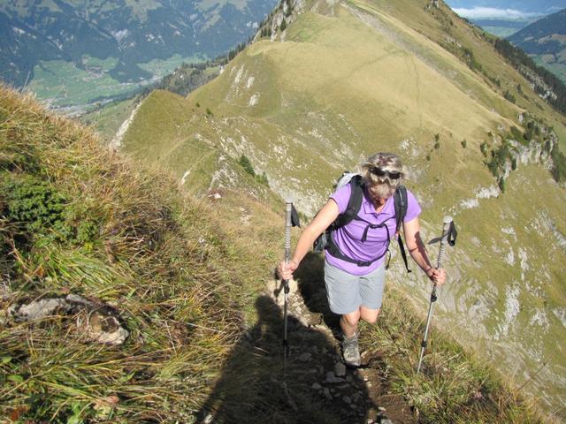 auf dem Weg nach oben