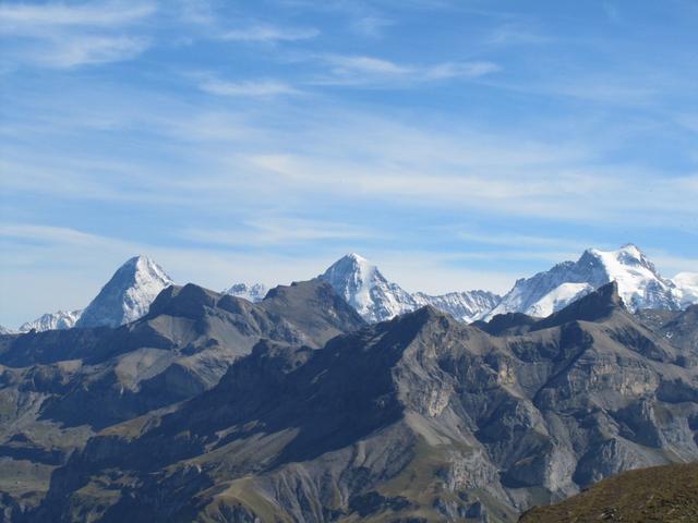 letzter Blick zum Dreigestirn