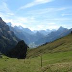 aber immer mit einem schönen Ausblick ins Kandertal