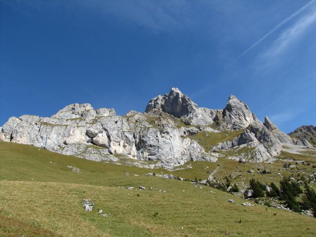 Blick hinauf zum Ärmighore