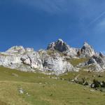 Blick hinauf zum Ärmighore