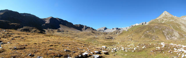 Breitbildfoto der Alp Ramoz