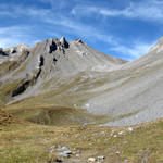 Breitbildfoto mit Blick zum Erzhornsattel